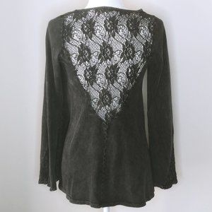 Basil Lola Lace Top - Size Medium